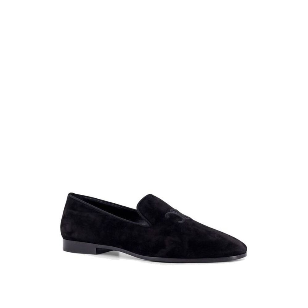 Celine Black Calfskin Slip-On Men's Loafers - Picture 2 of 4